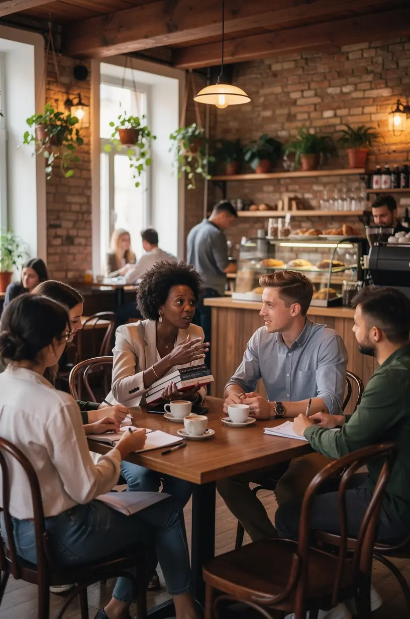 Különböző pénzügyi tervezési könyvcsomagok bemutatása asztalon rendezve.